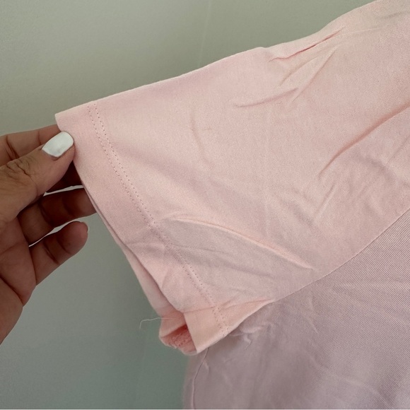 RDI Pink Scoop Neck Short Sleeve Tee Size Large - Picture 3 of 8
